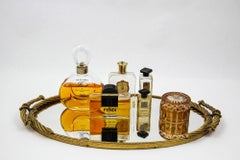 Hollywood Regency French Rope Oval Vanity Tray 1950s