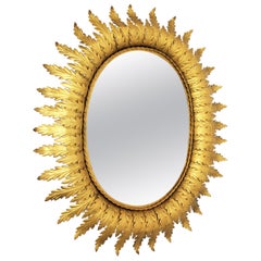Glass Sunburst Mirrors