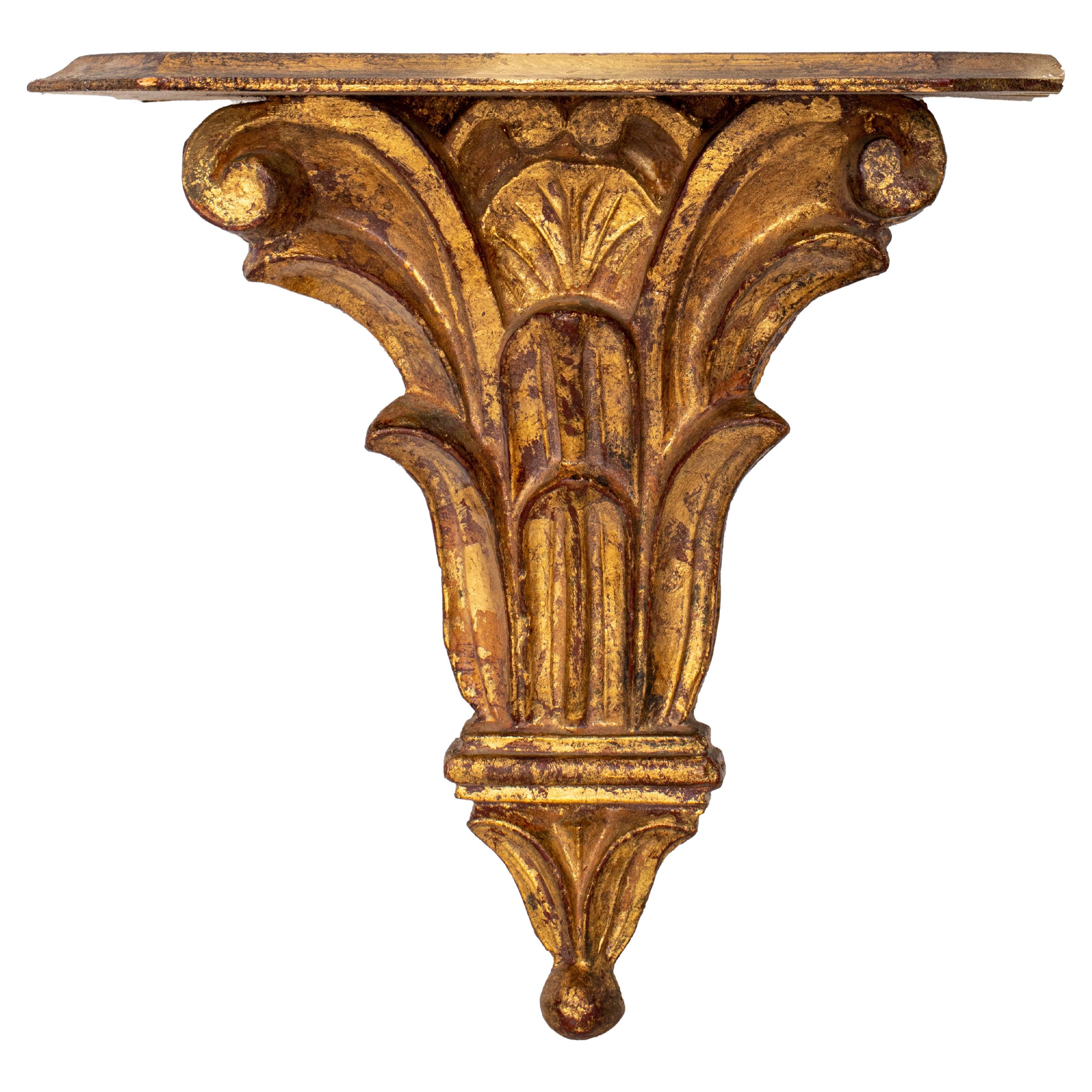 Hollywood Regency Giltwood Bracket For Sale