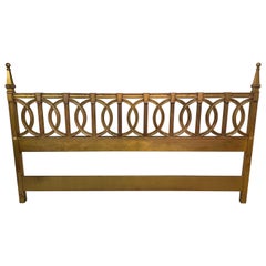 Hollywood Regency giltwood King Headboard