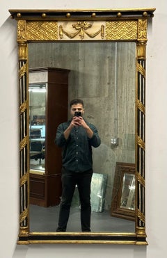 Hollywood Regency Giltwood Mirror, Wall / Console Mirror, Made in Italy