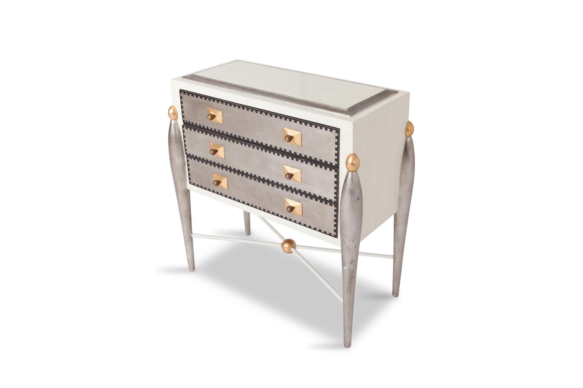 Hollywood Regency Glam Drawer Cabinets - 1970s 1
