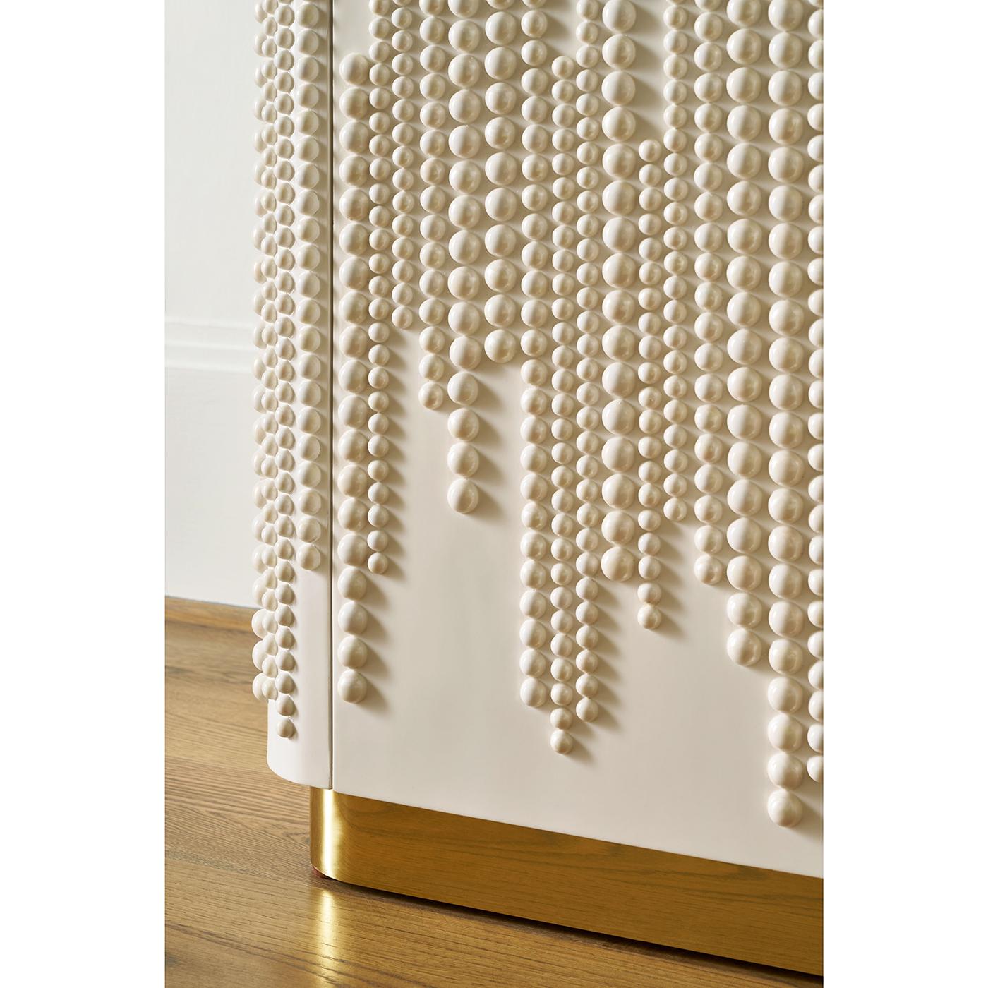 Brass Hollywood Regency Glass Door Bookcase For Sale