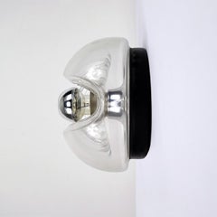 Hollywood Regency Glass Sconce or Flushmount by Peill & Putzler