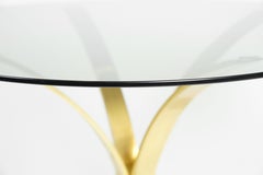 Hollywood Regency Glass Table by Roger Sprunger, 1960s