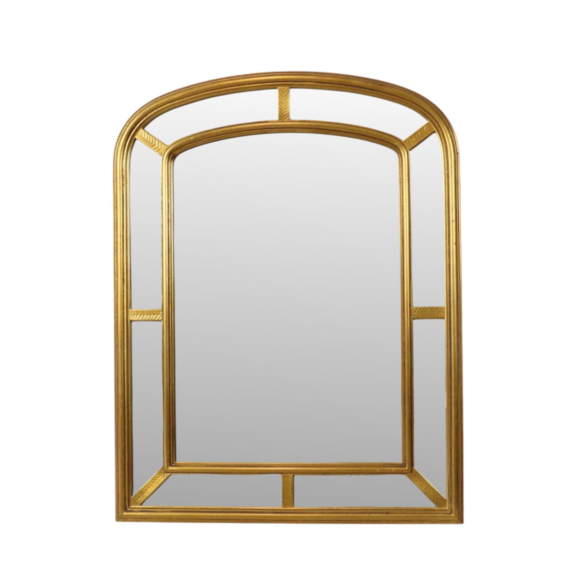 Miroir « Hollywood Regency Gold Arch » de Deknudt, 80 cm en vente