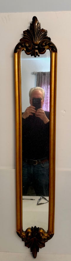 Hollywood Regency Gold Leaf Wall Mirrors by Bombay Furniture Co.