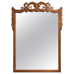 Hollywood Regency Grosfed House Ribbon and Tassle Form Mirror