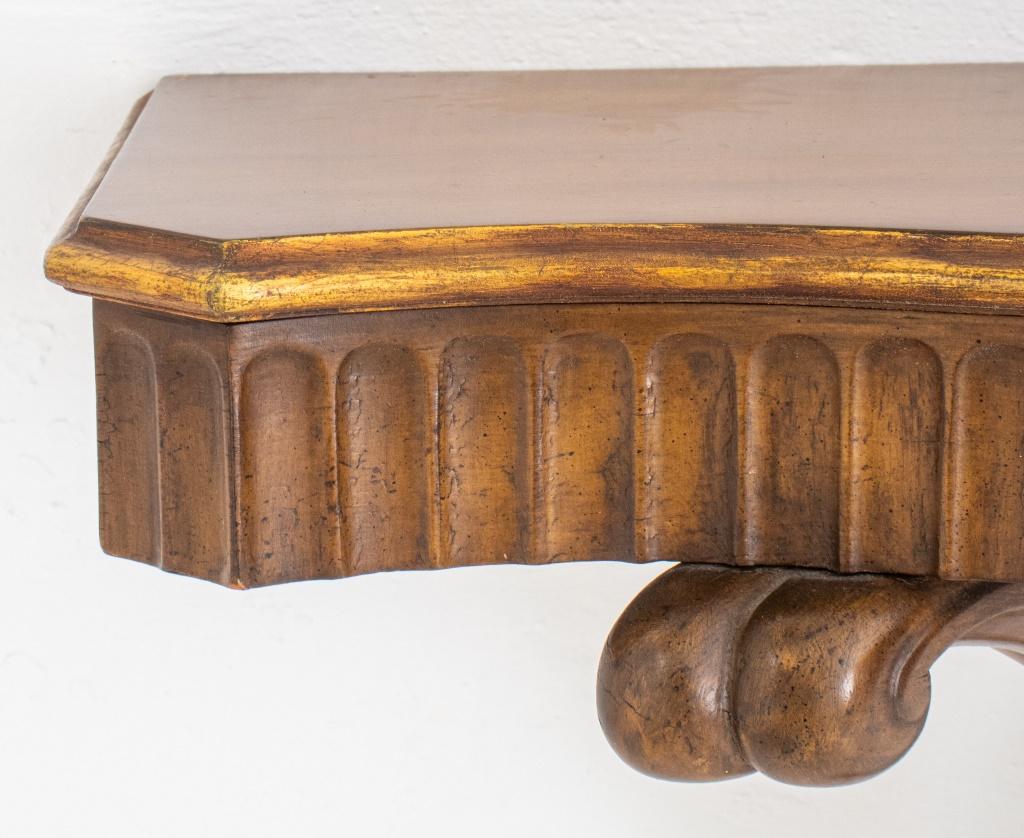 Hollywood Regency Grosfeld House Feather Console In Good Condition In Astoria, NY