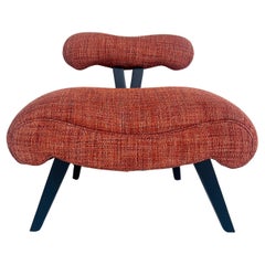 Chaise pantoufle originale Grosfeld House Hollywood Regency des années 1940