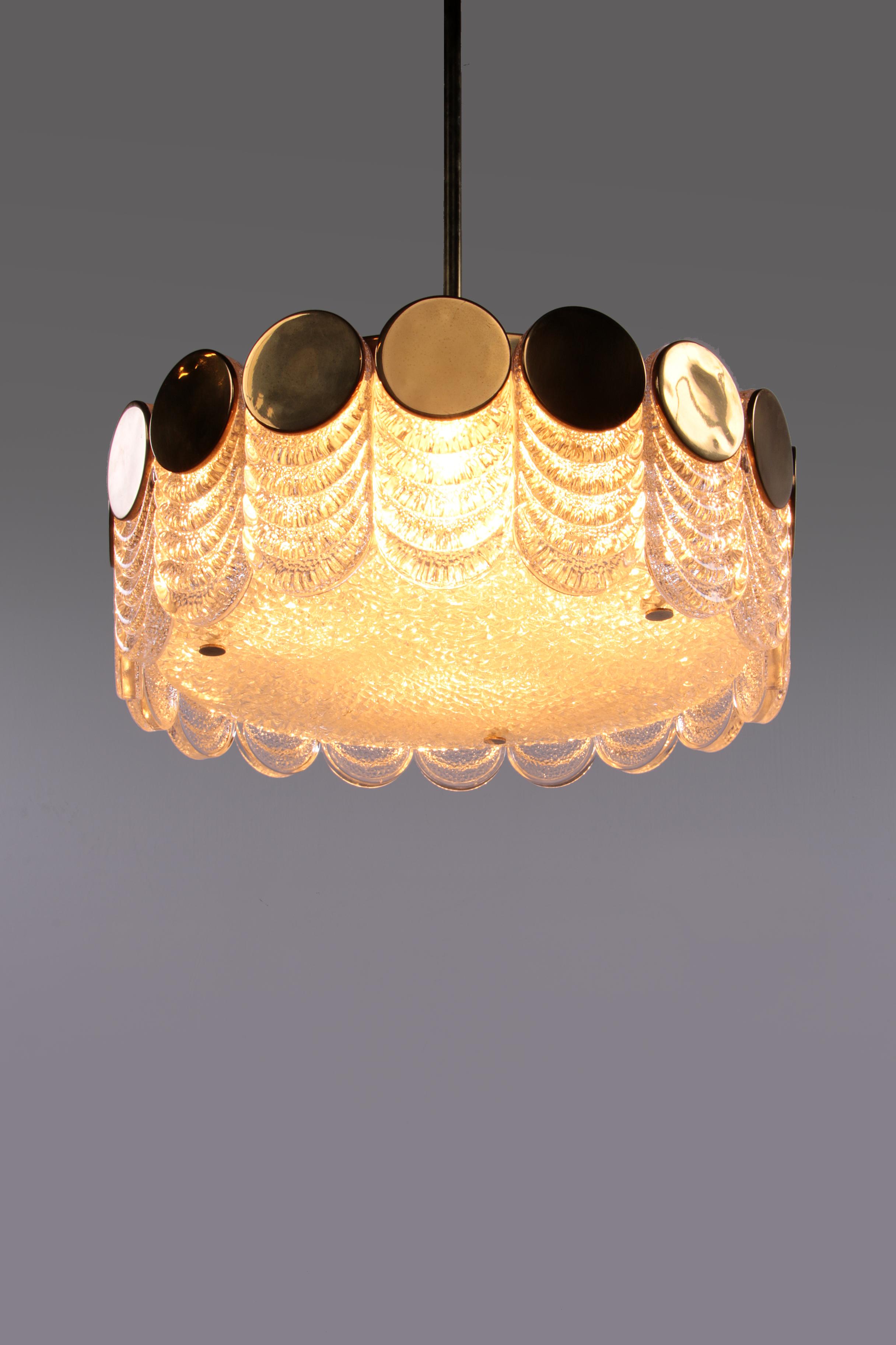 Mid-20th Century Hollywood Regency Hanging Lamp by Kaiser Leuchten, 1960 Germany