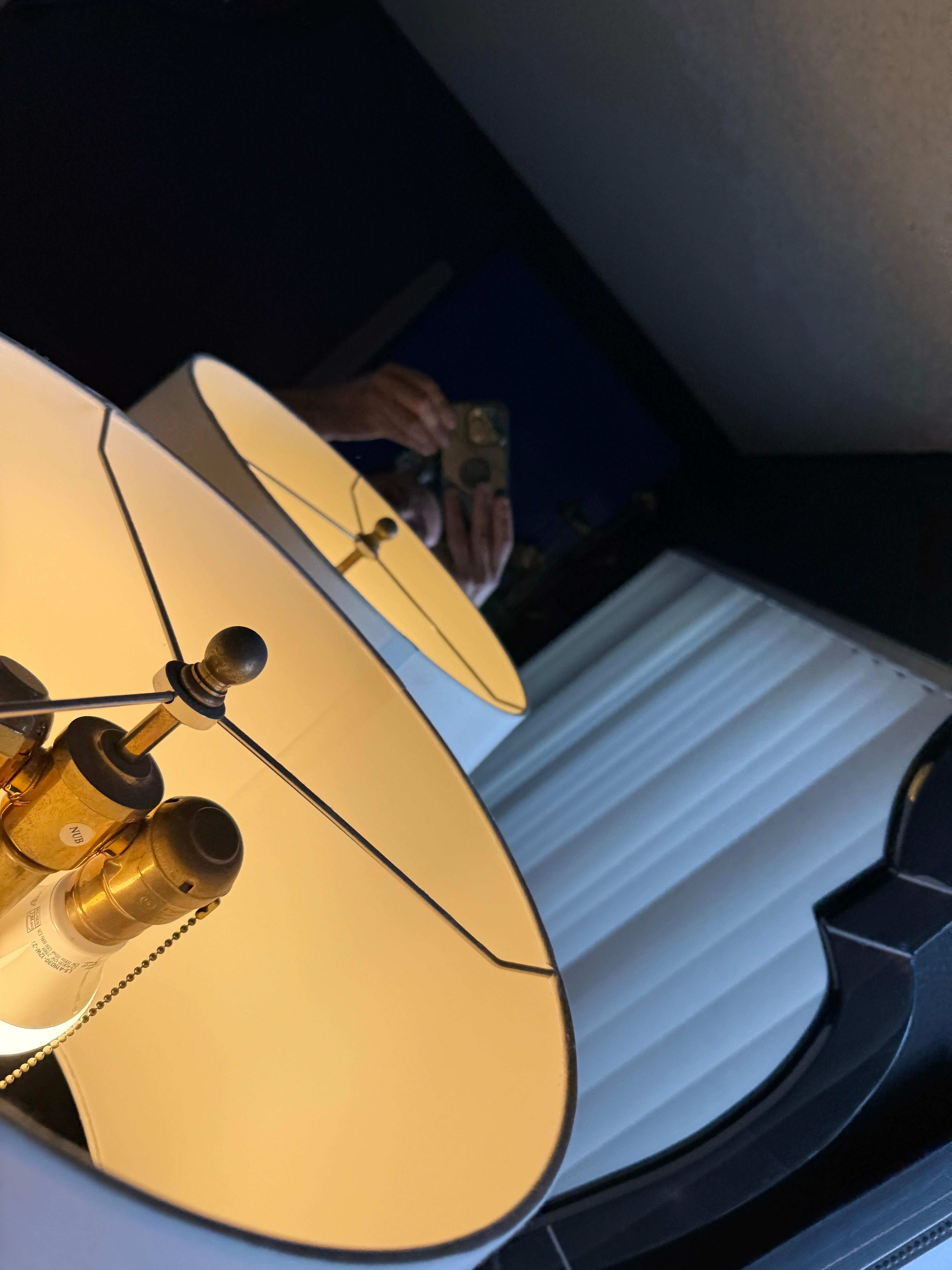 Hollywood Regency Horn Veneer and Resin Wall Mirror For Sale 7