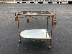Hollywood Regency Italian Bar Cart