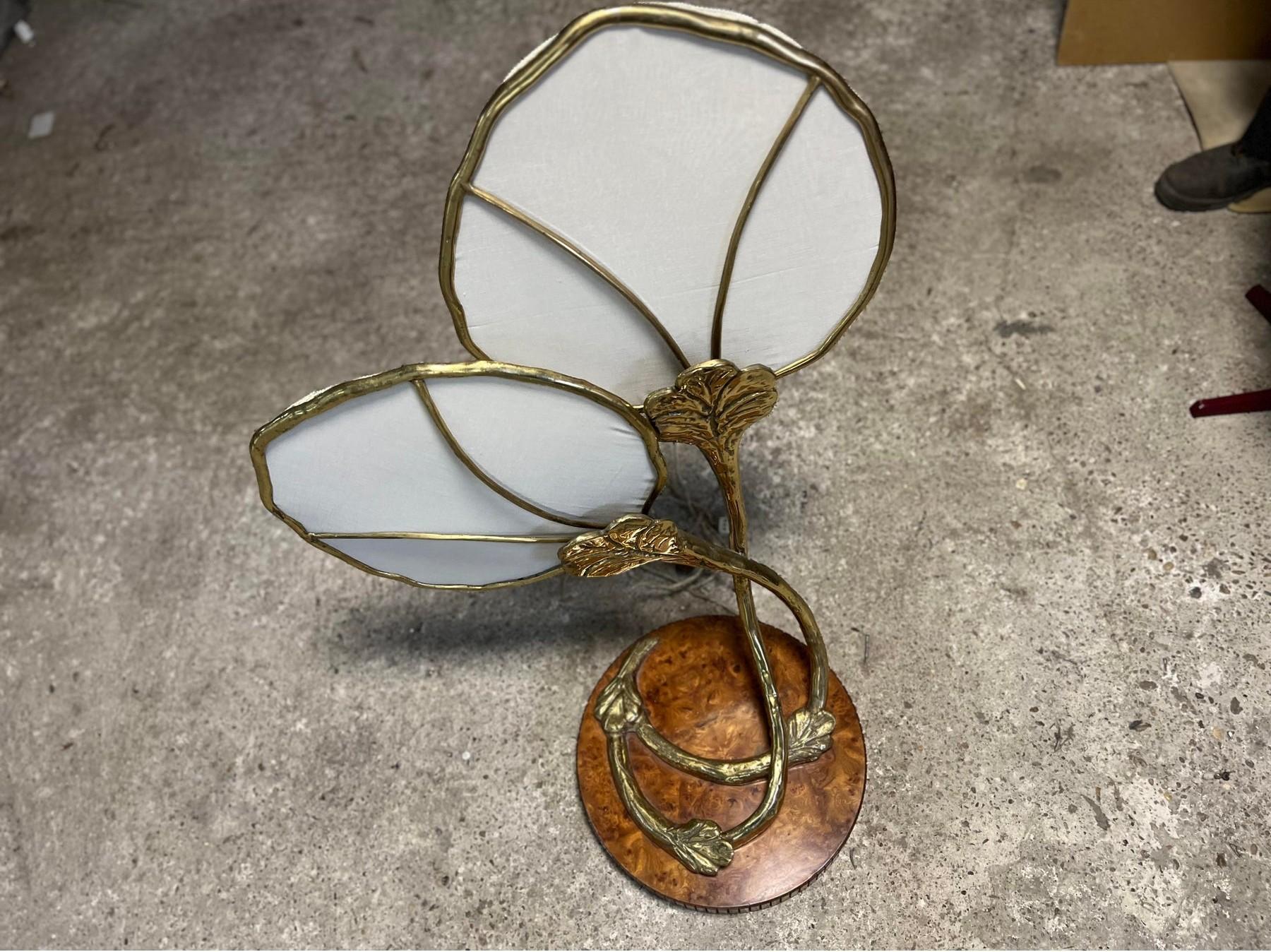 Hollywood Regency Italian Brass Desk Lamp en venta 5