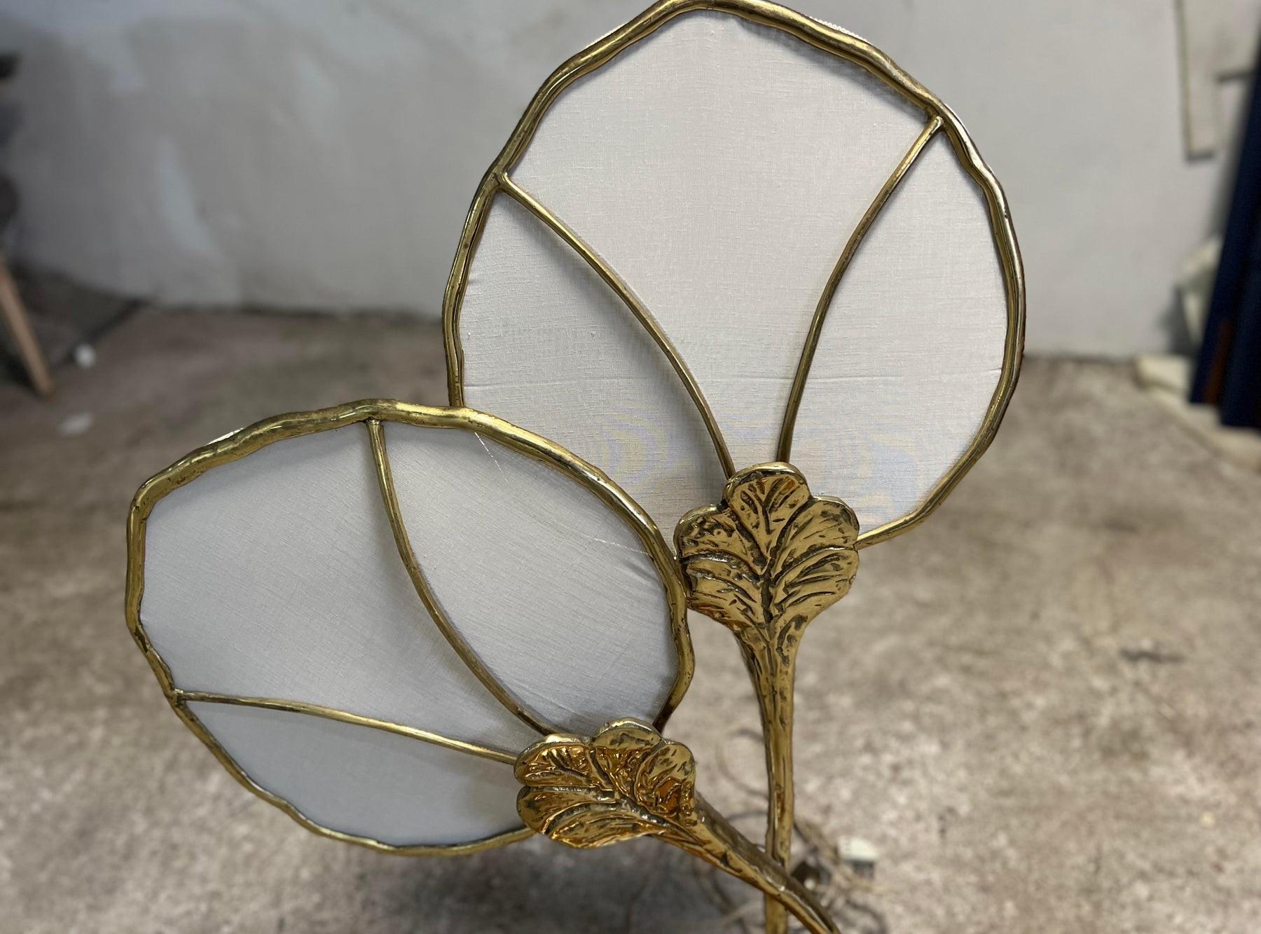 Hollywood Regency Italian Brass Desk Lamp en venta 1