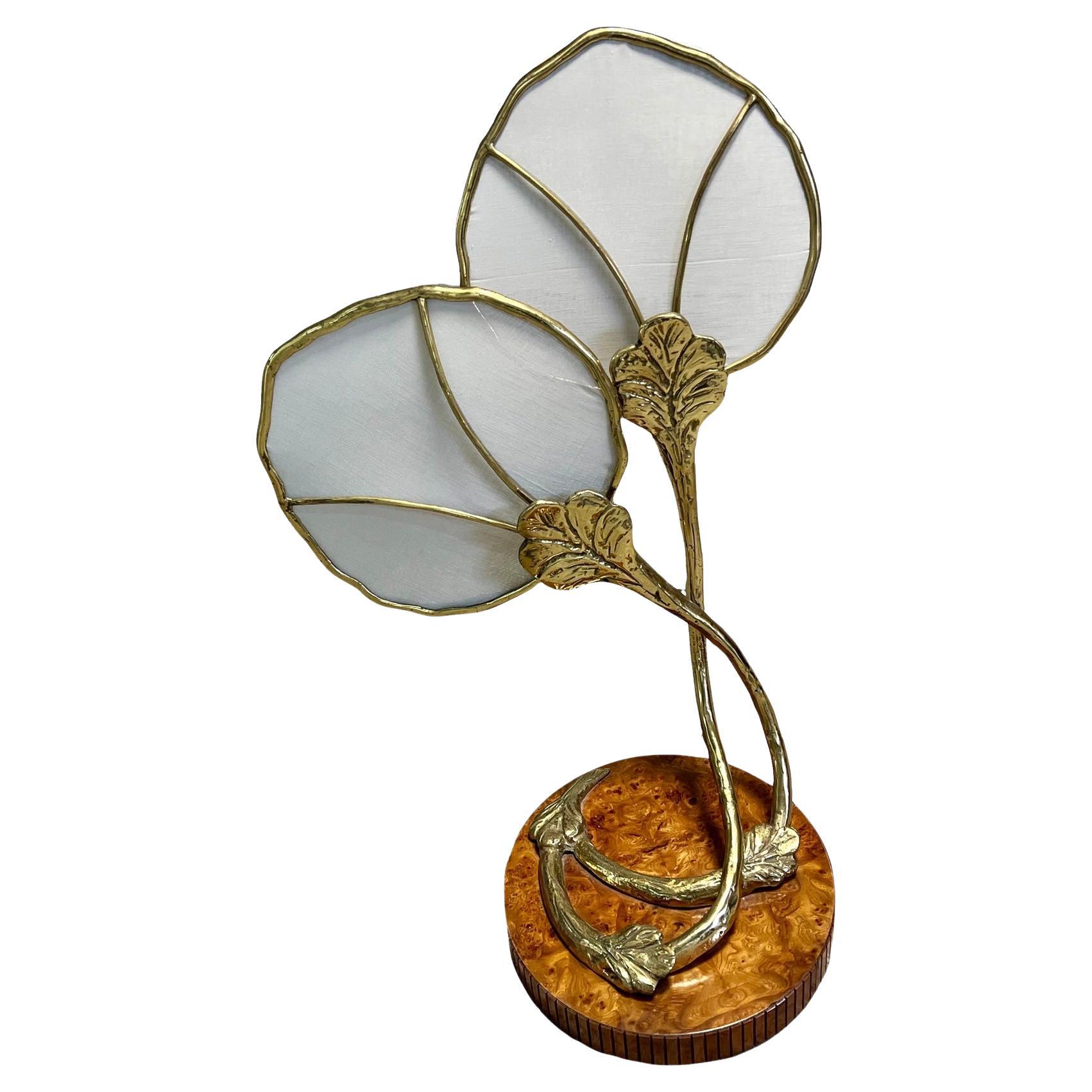 Hollywood Regency Italian Brass Desk Lamp