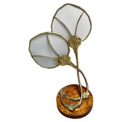 Antique Hollywood Regency Italian Brass Desk Lamp