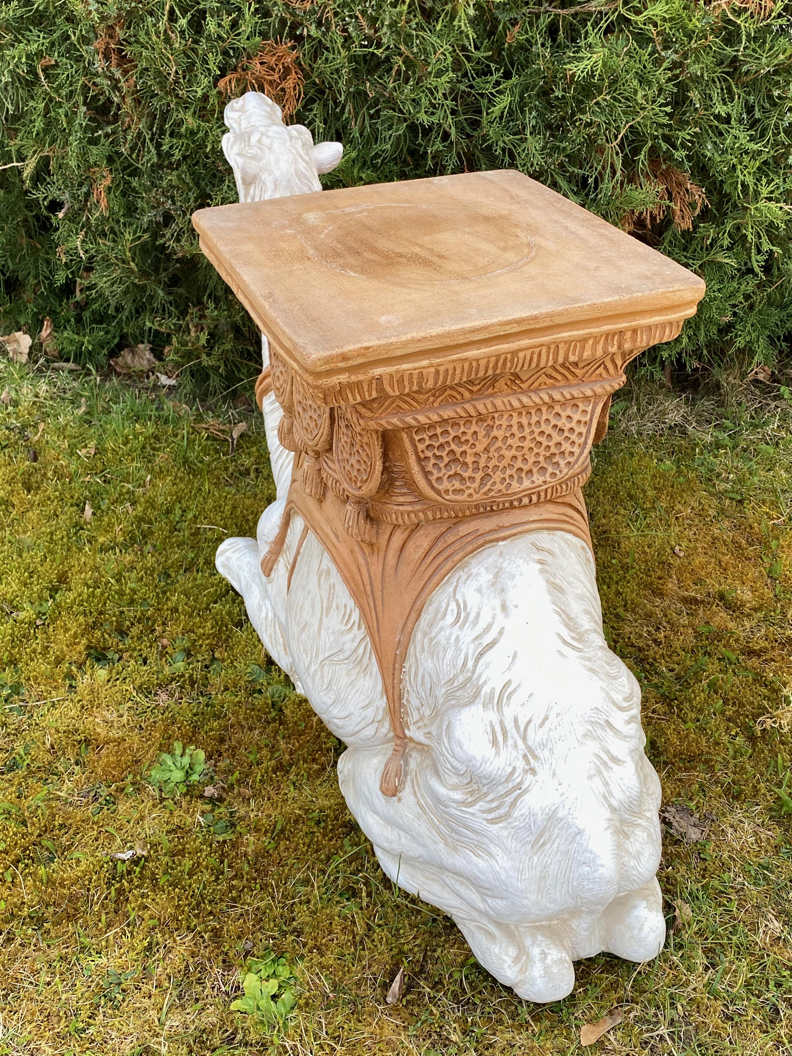 hollywood regency plant stand