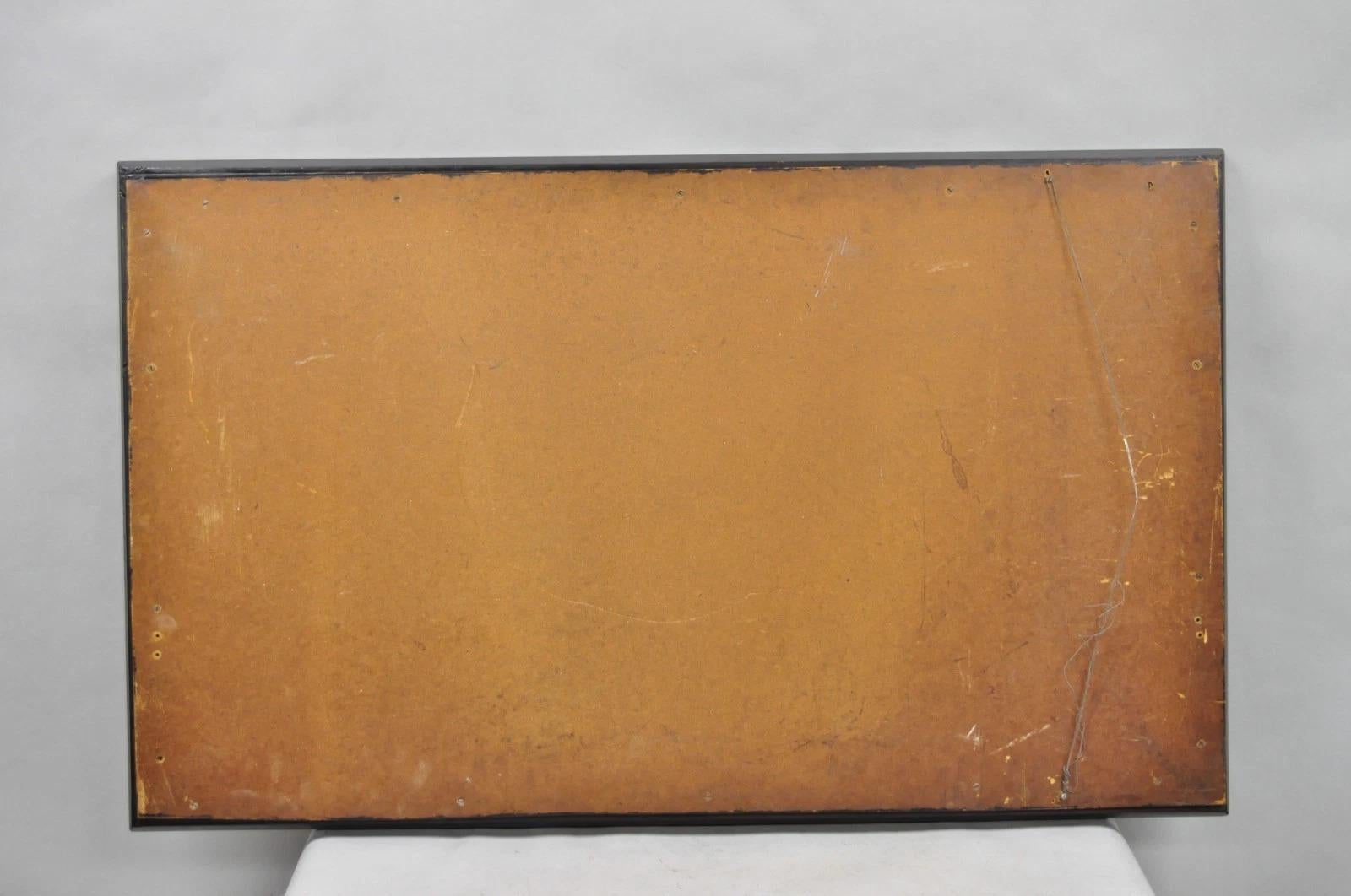 Specchio da parete in vetro fumè in stile Hollywood Regency James Mont in vendita 9