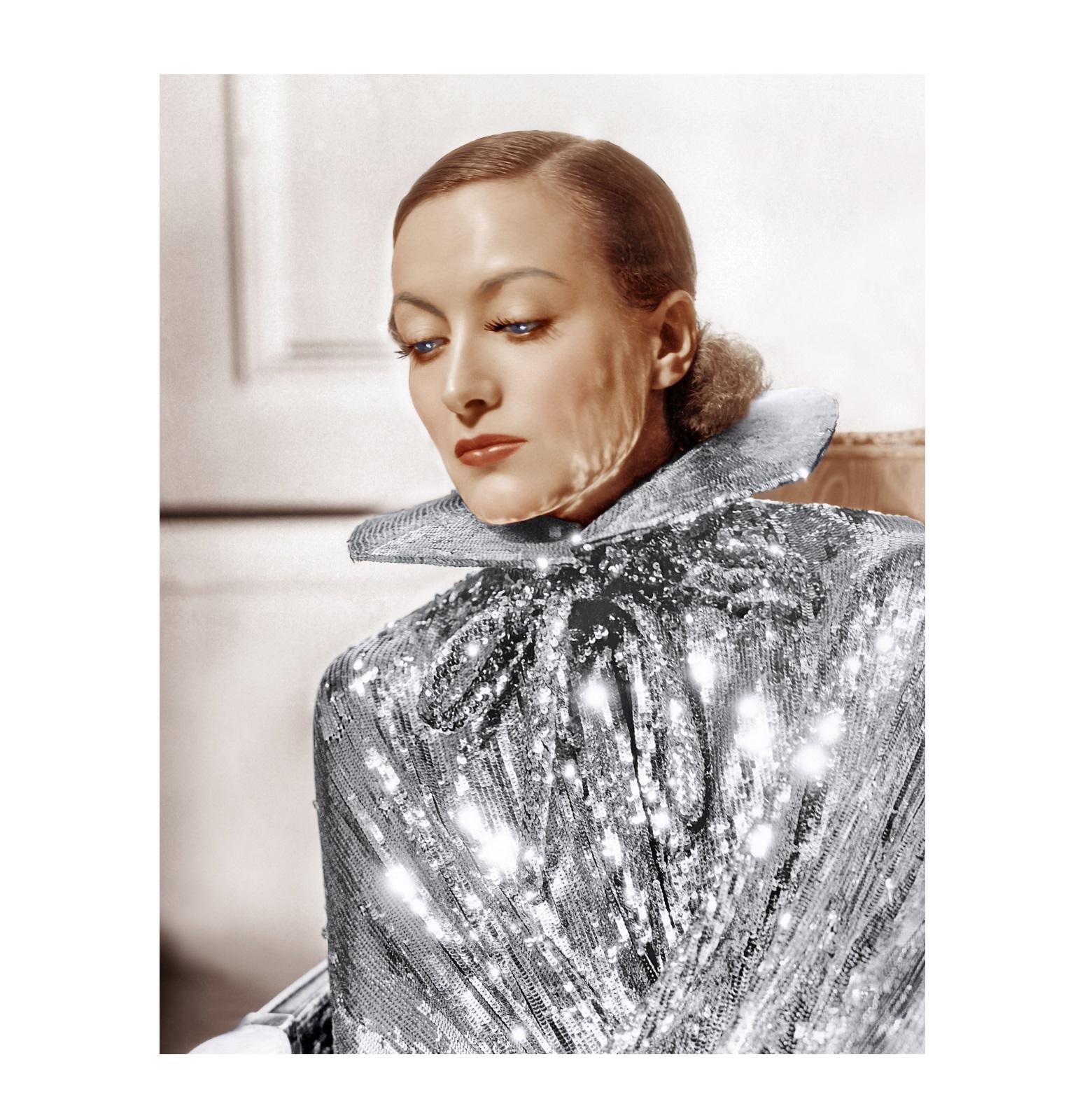American Hollywood Regency, Joan Crawford, after Vintage Photography by Frank Tanner For Sale