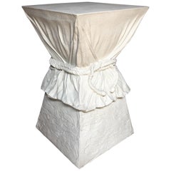 Hollywood Regency John Dickinson Style Draped Rope Side Table