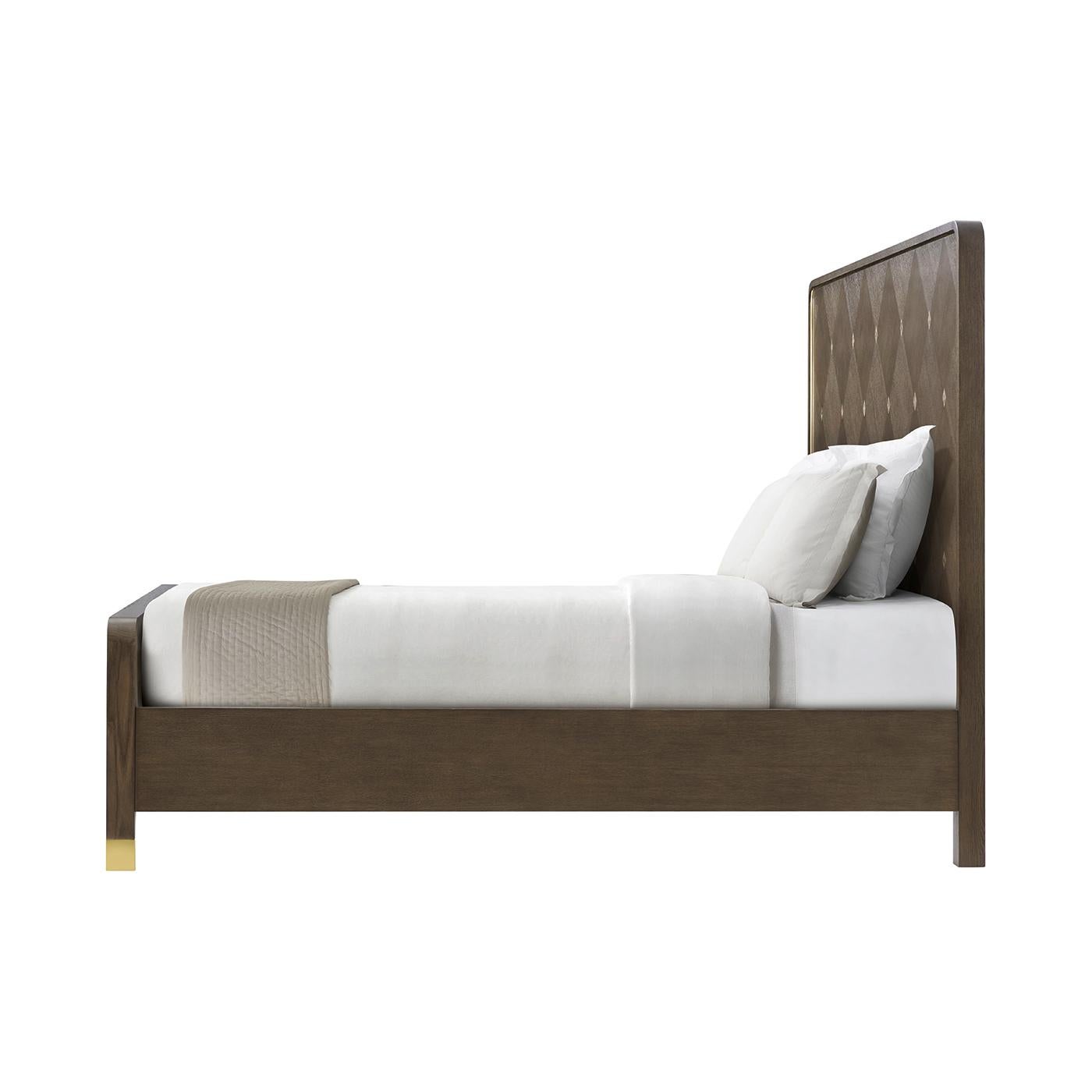 Hollywood Regency King Bed In New Condition For Sale In Westwood, NJ
