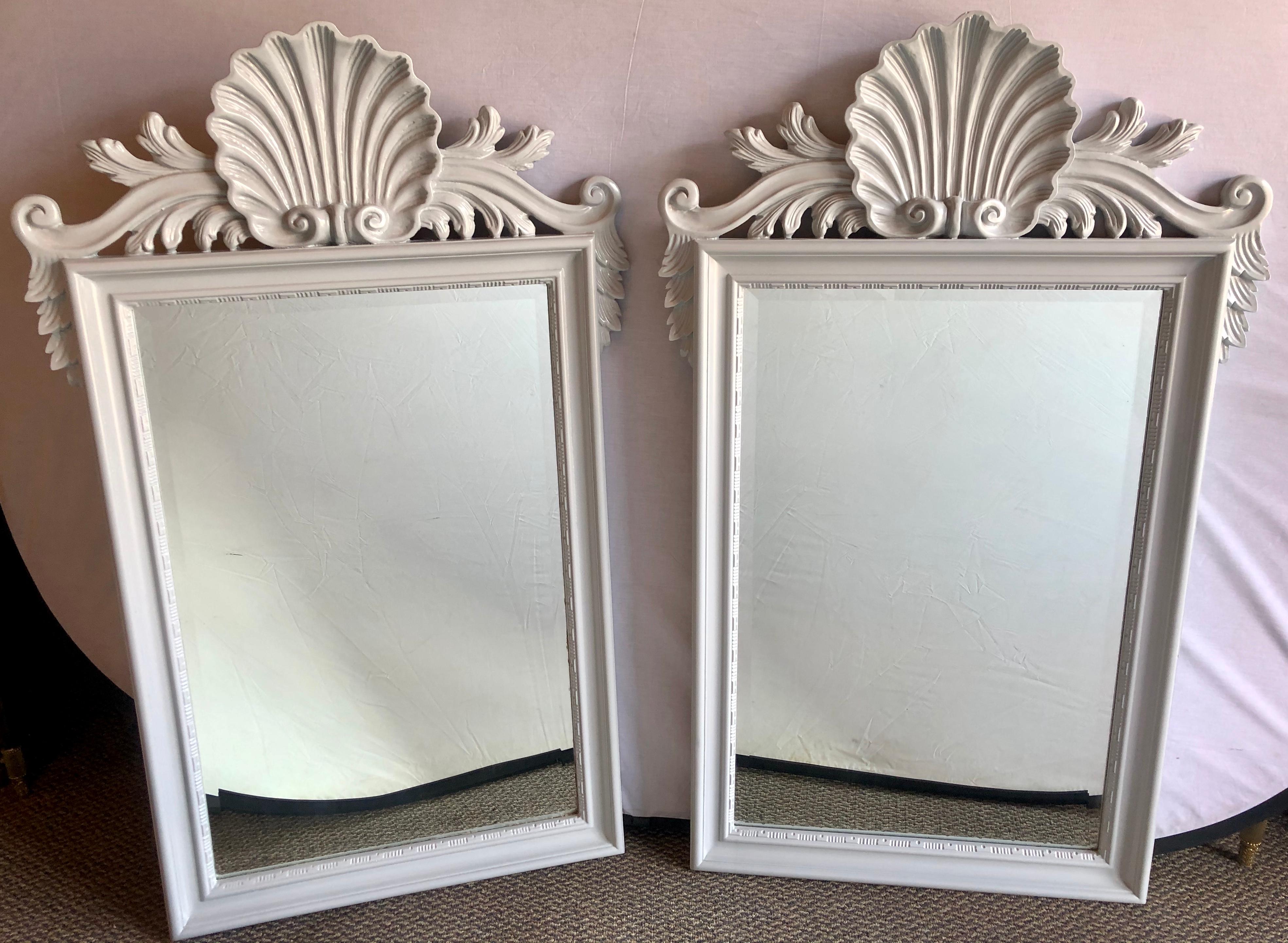 Hollywood Regency Labarge Wall or Console Mirrors, Italian In Good Condition In Stamford, CT