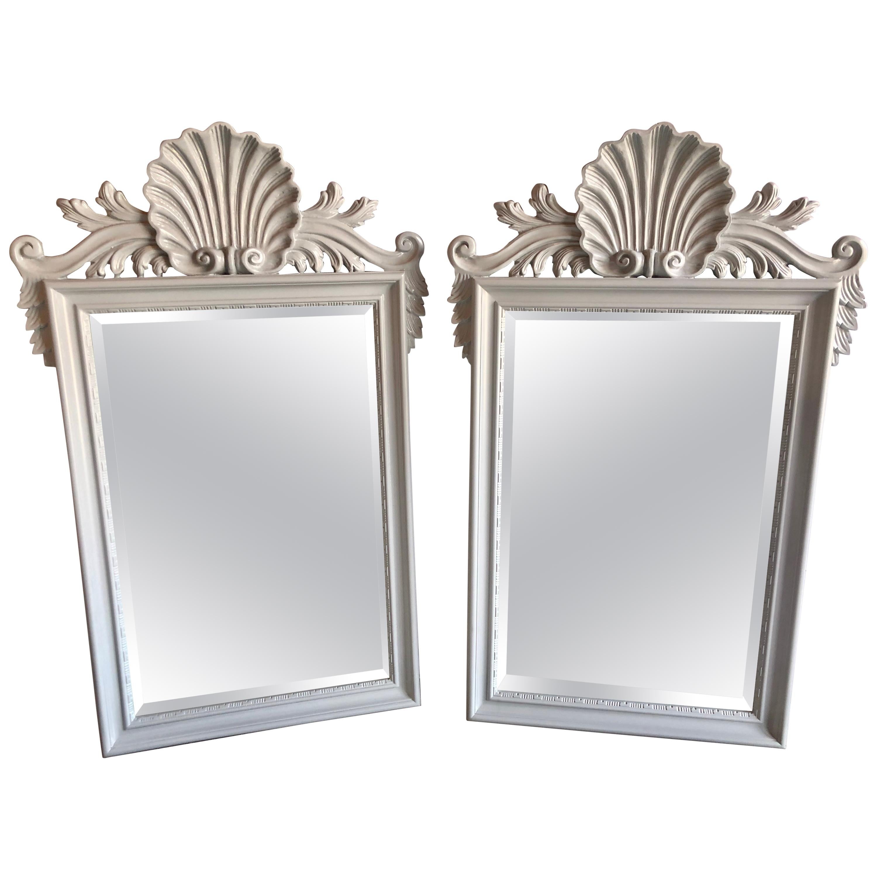 Hollywood Regency Labarge Wall or Console Mirrors, Italian