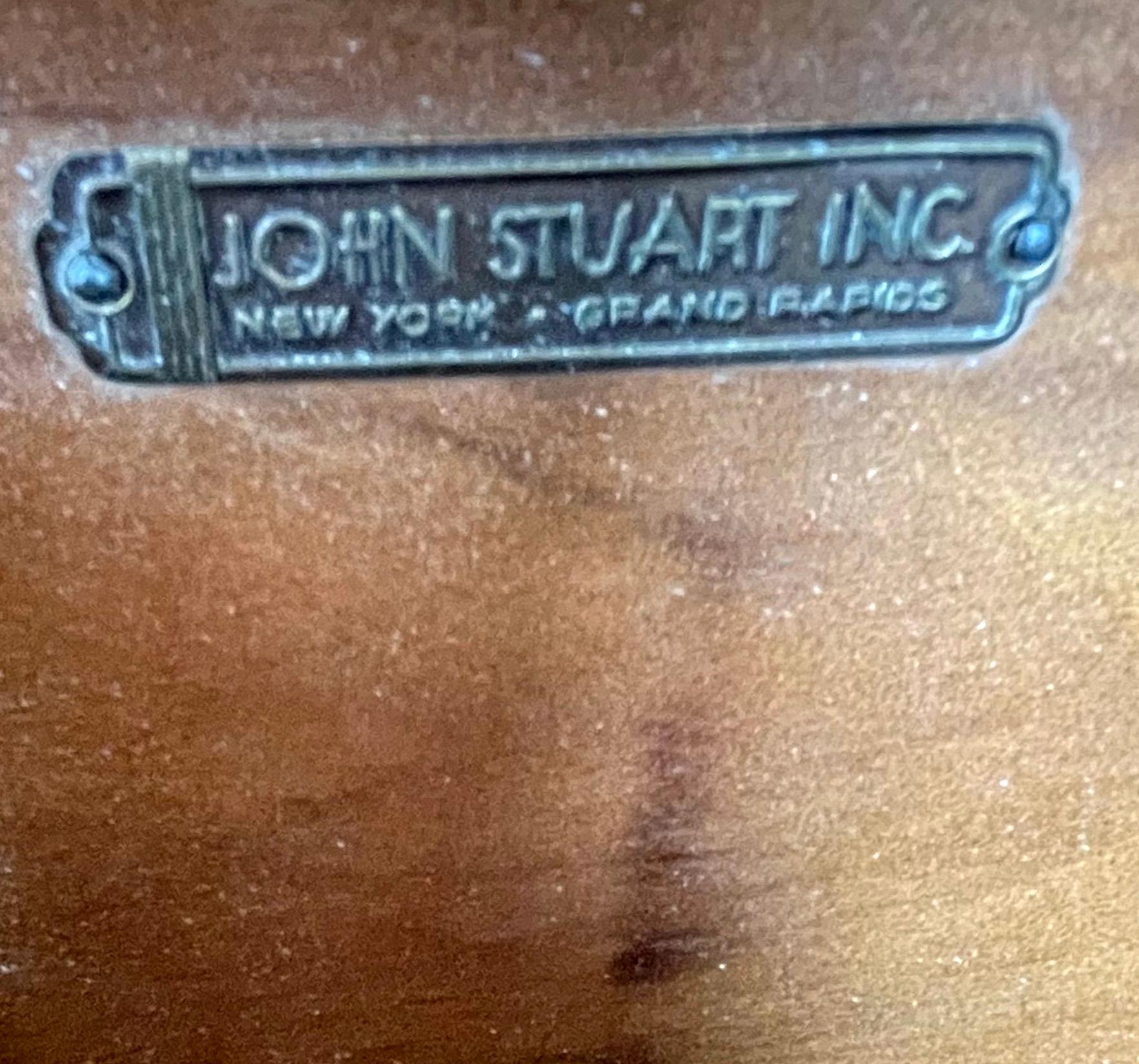 Comò doppio in mogano laccato Hollywood Regency di John Stuarts in vendita 7