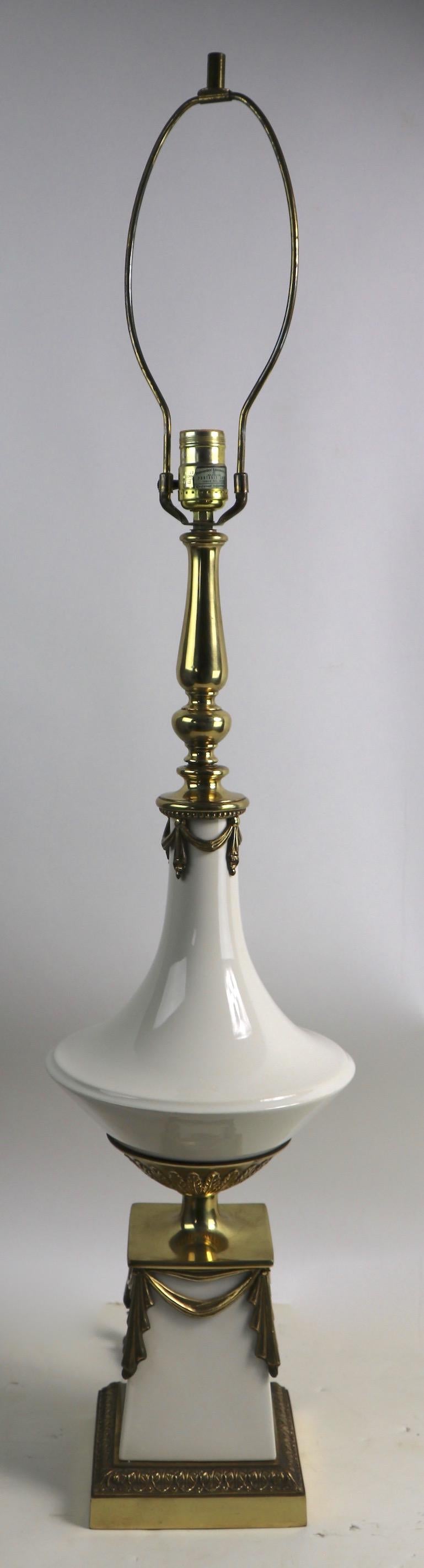 American Hollywood Regency Lamp by Westwood Industries For Sale