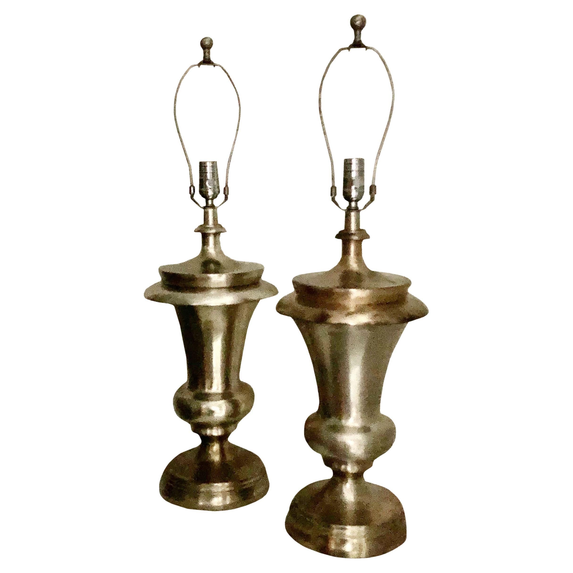 Hollywood Regency Lamps - A Pair