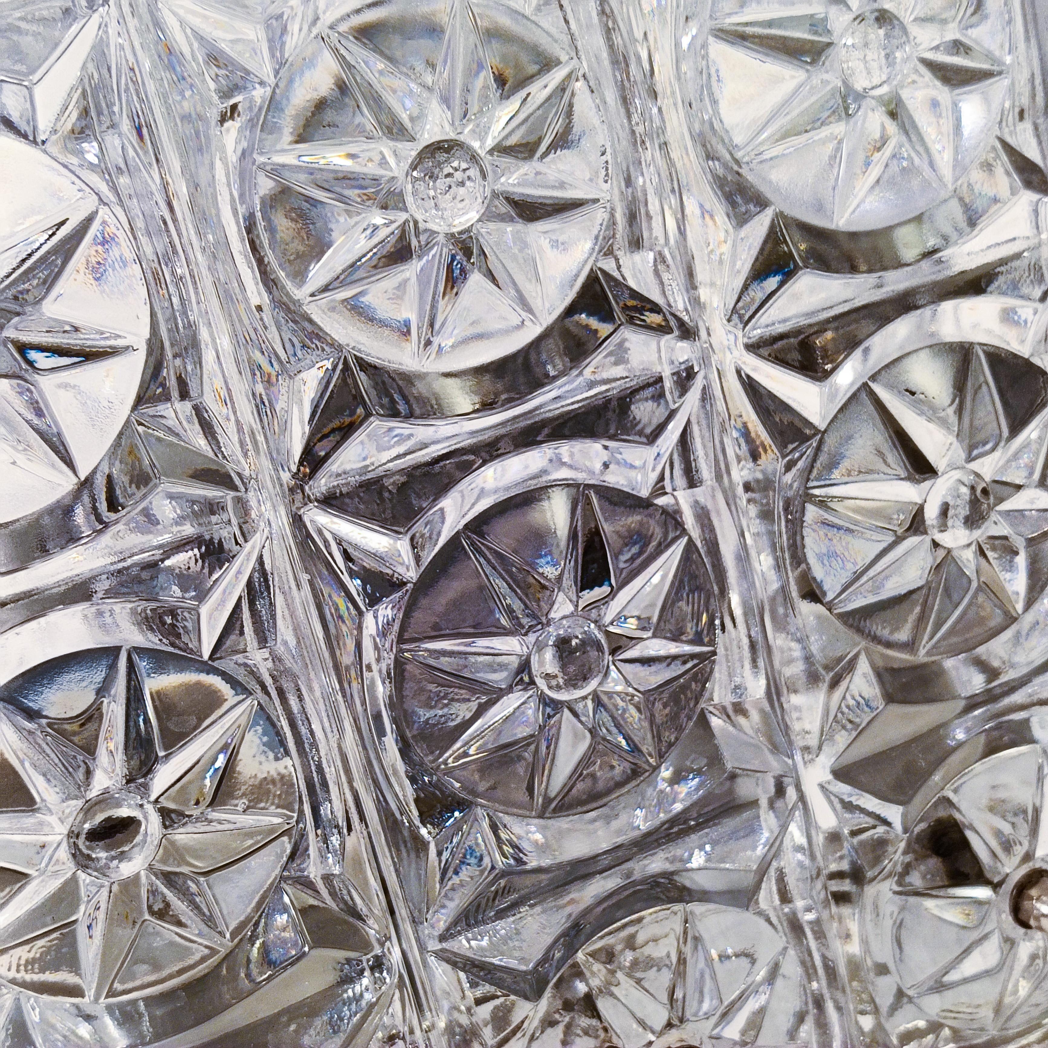 Hollywood Regency. Grande boîte d'encastrement en cristal de Kinkeldey, Allemagne, années 1970 en vente 12