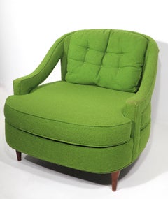 Hollywood Regency Lounge Chair by Selling Imperial after James Mont c 1960/1970s