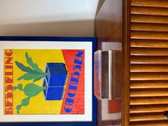 Caja de lucita Hollywood regency, Guzzini Italia 1970