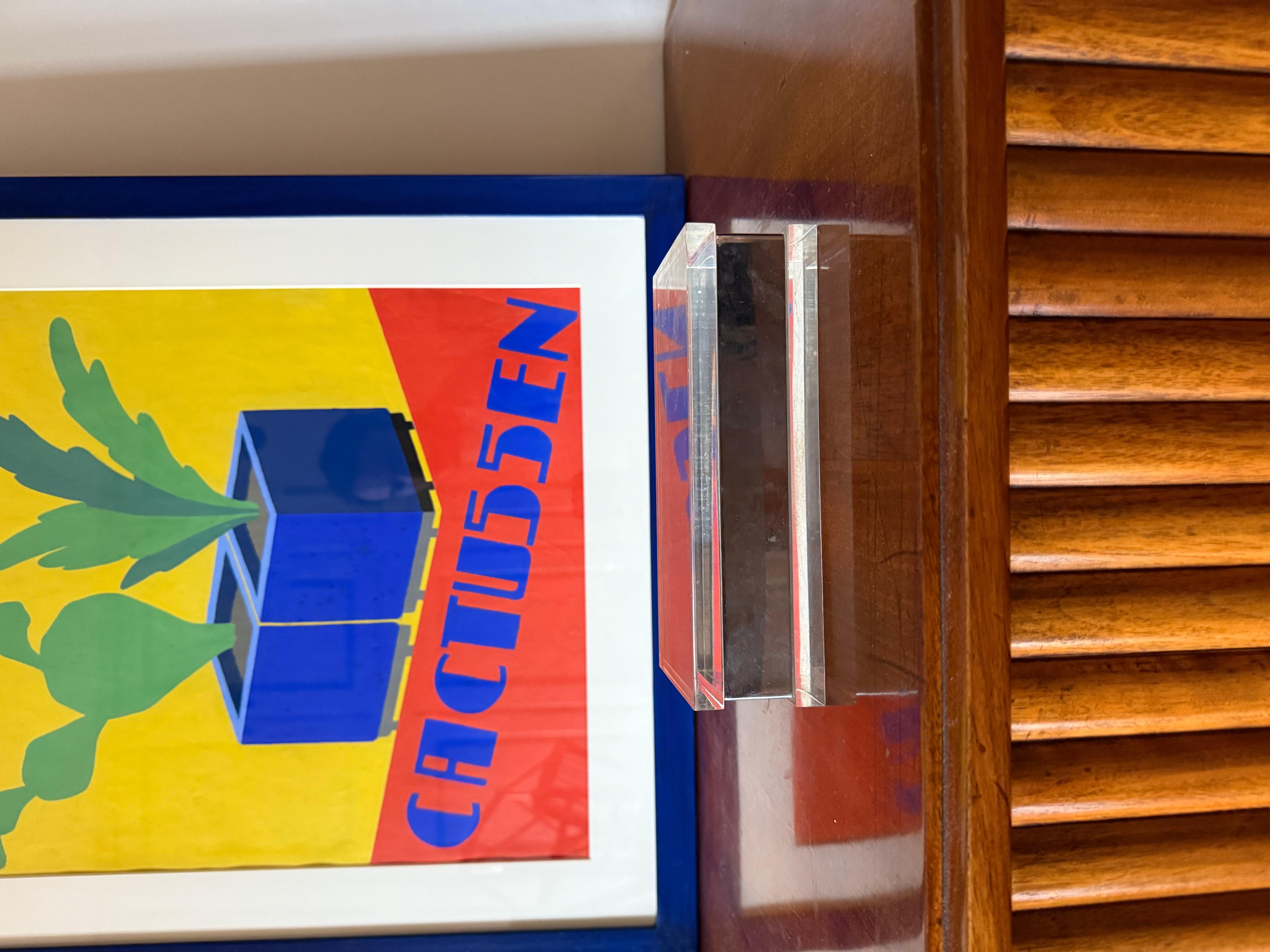 Caja de lucita Hollywood regency, Guzzini Italia 1970 Regencia de Hollywood en venta