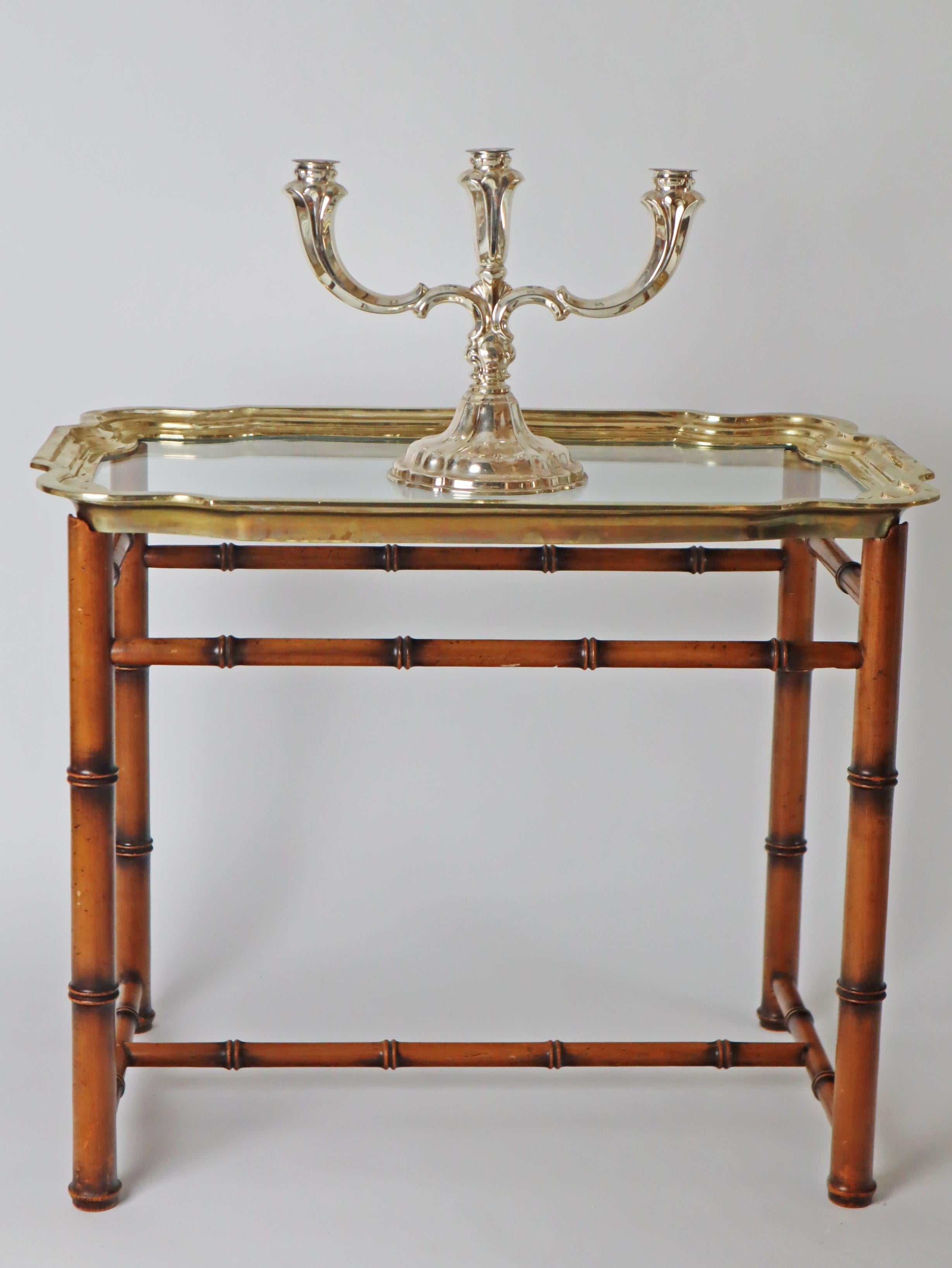 Table à plateau de luxe Hollywood Regency, France, années 1960 en vente 3