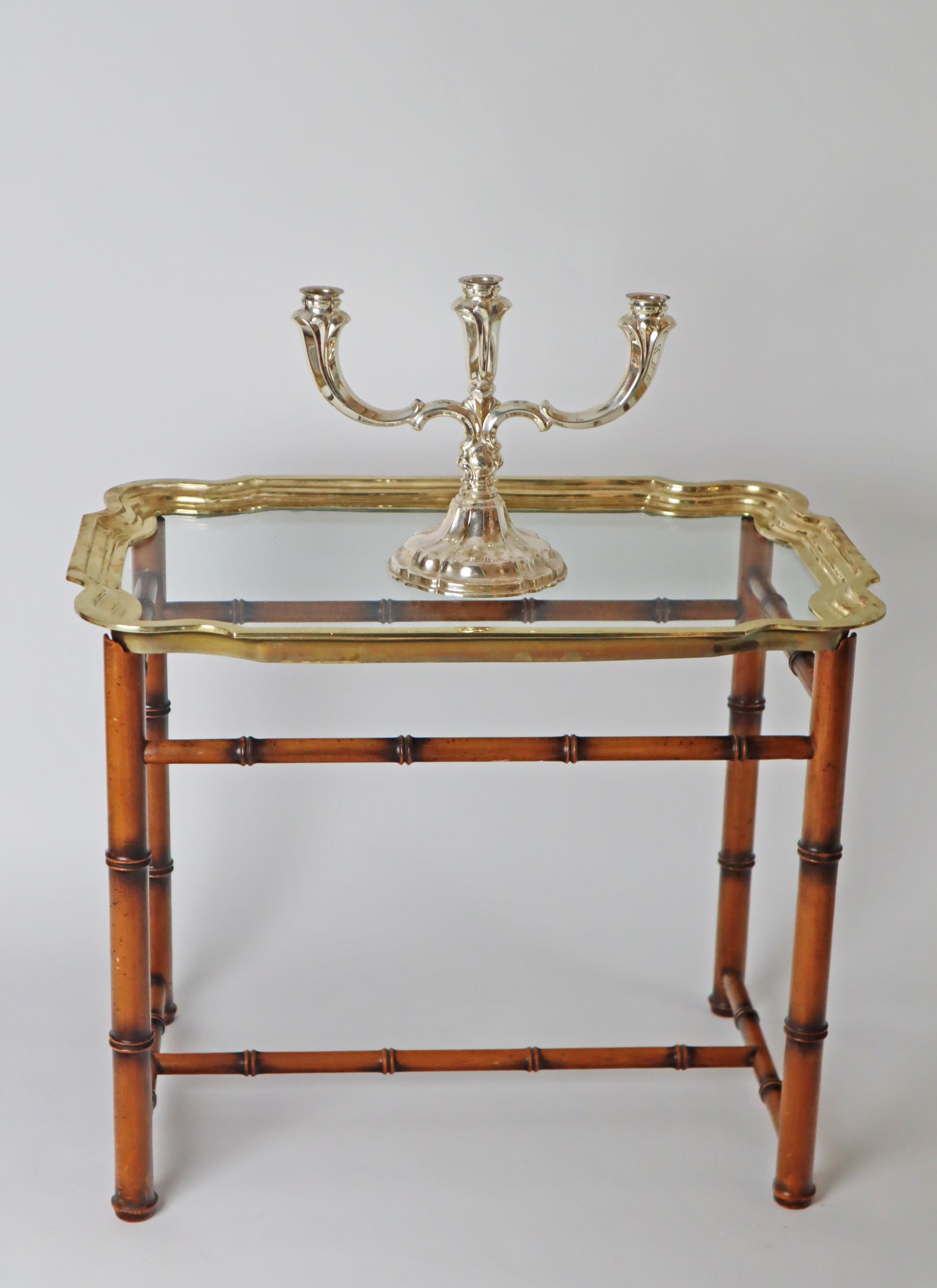Table à plateau de luxe Hollywood Regency, France, années 1960 en vente 4