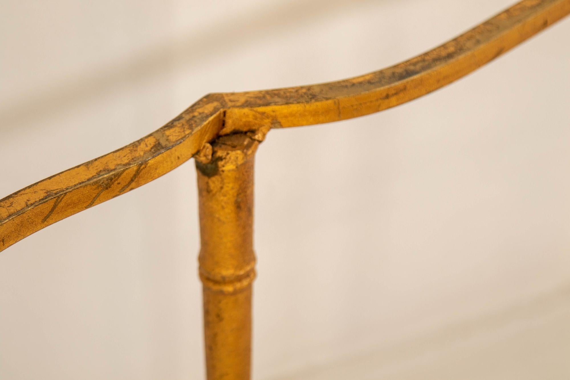 Hollywood-Regency-Couchtischsockel aus vergoldeter Bronze im Stil von Maison Bagues, Frankreich 1960 im Angebot 2