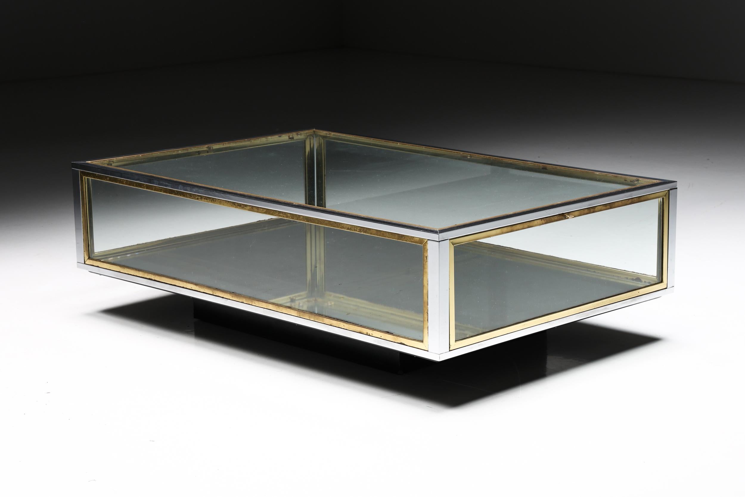 Late 20th Century Hollywood Regency Maison Jansen Style Coffee Table, France, 1970s