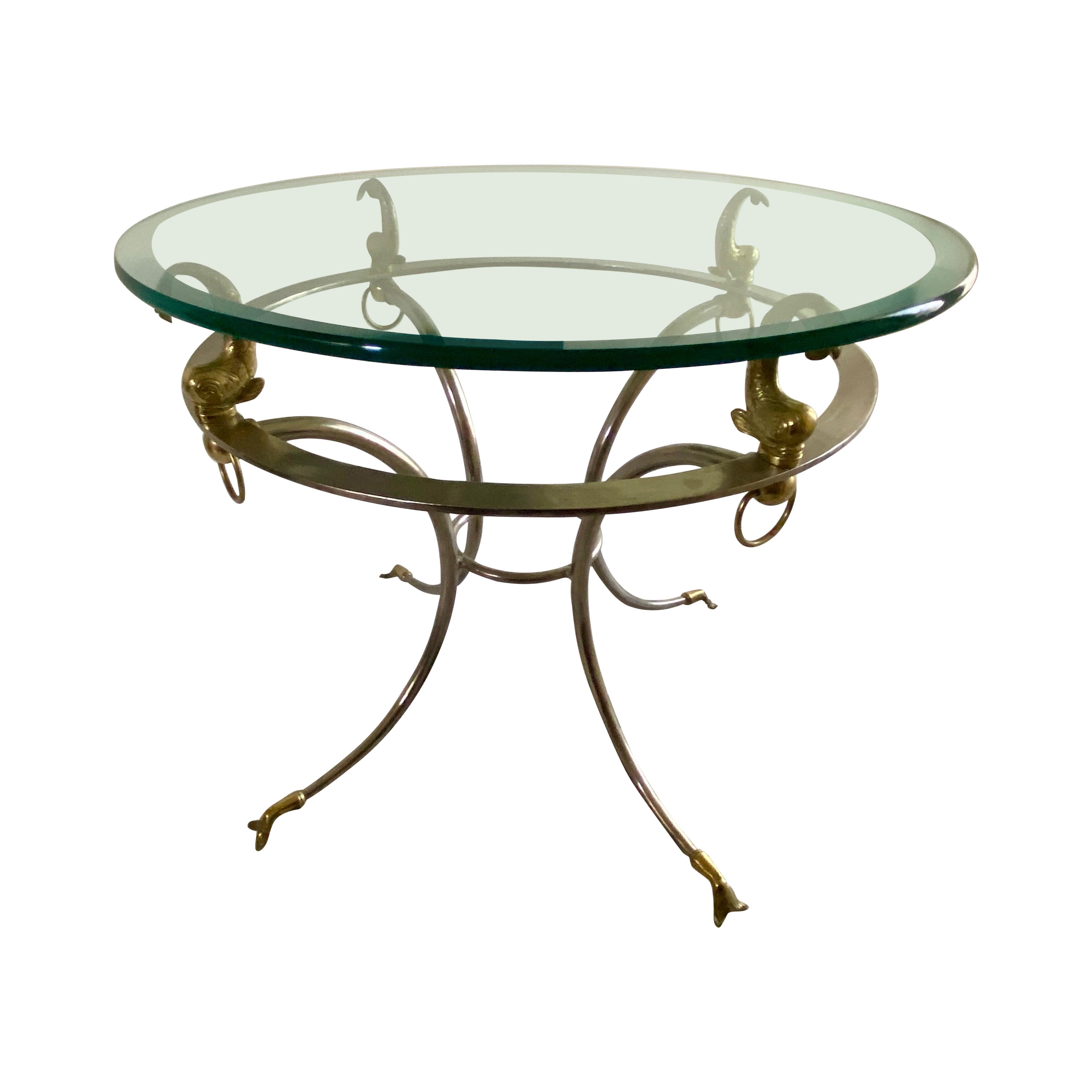 Table de style Hollywood Regency Maison Jansen