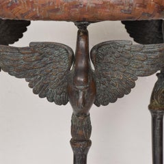 Hollywood Regency Maitland Smith Bronze End Table Giacometti Era