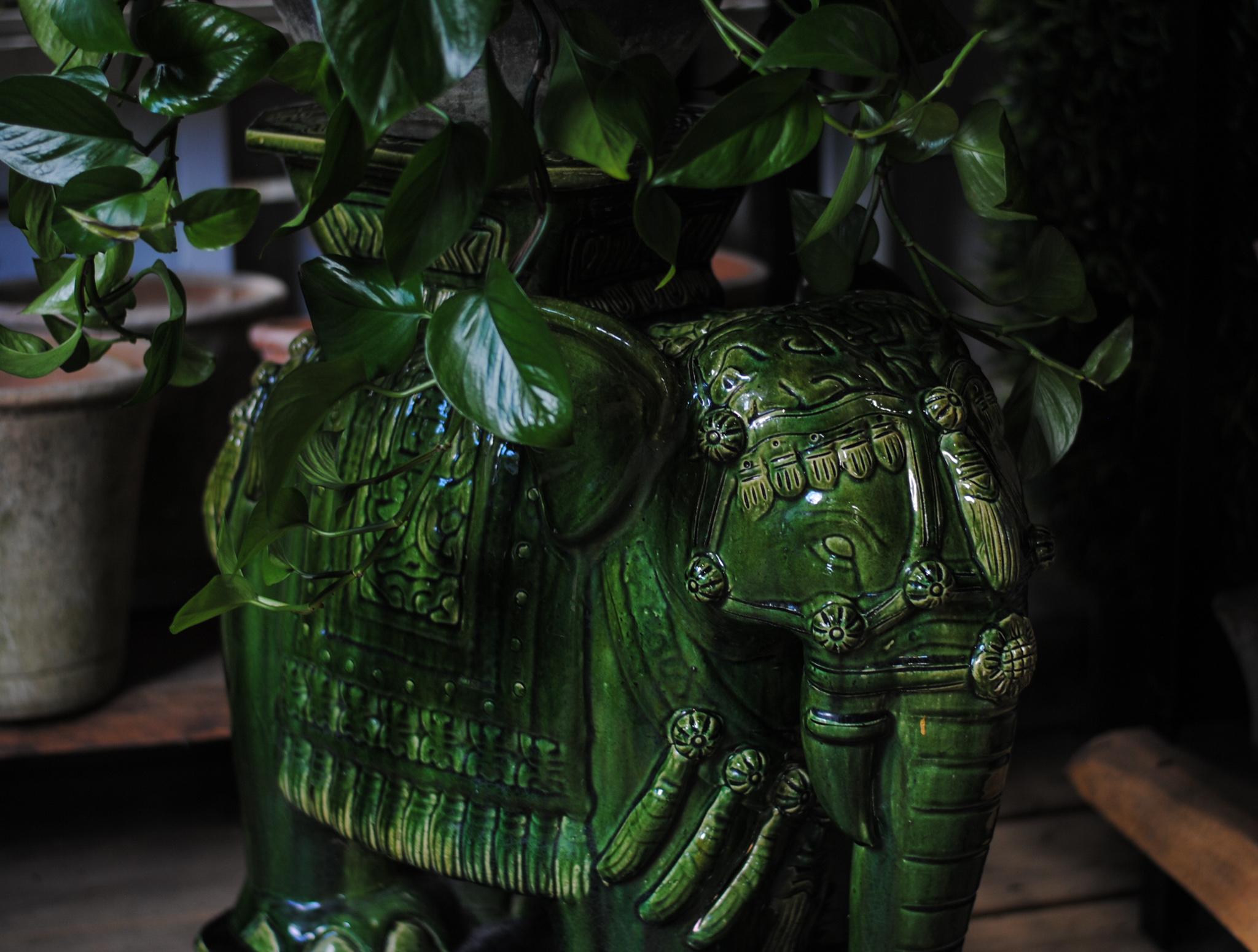 elephant plant stand