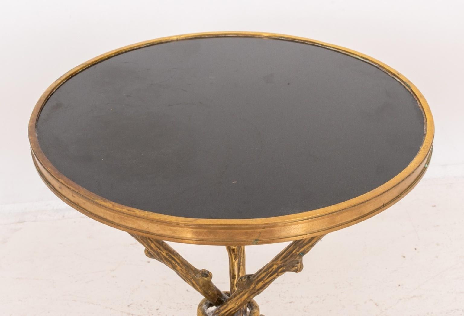 Hollywood Regency Manner Gilt Metal Twig Table In Good Condition In New York, NY