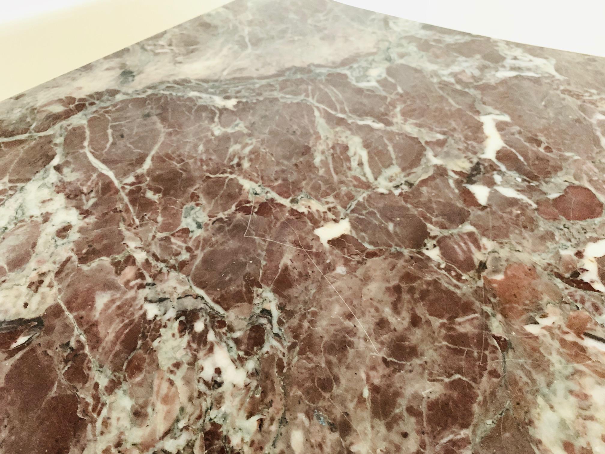Hollywood Regency Marble-Top Console For Sale 2