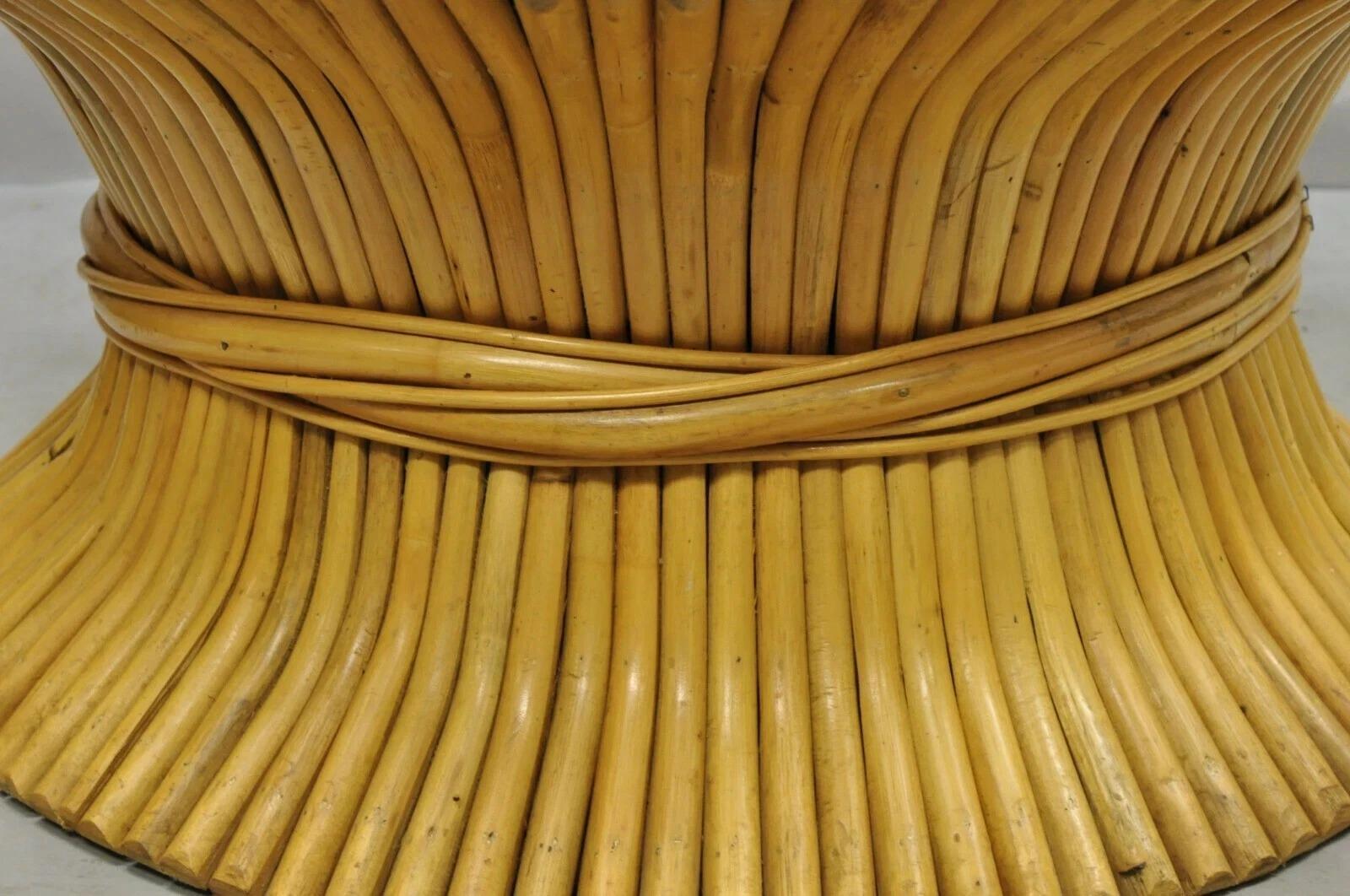 Hollywood Regency McGuire Style Sheaf of Wheat Bamboo 48
