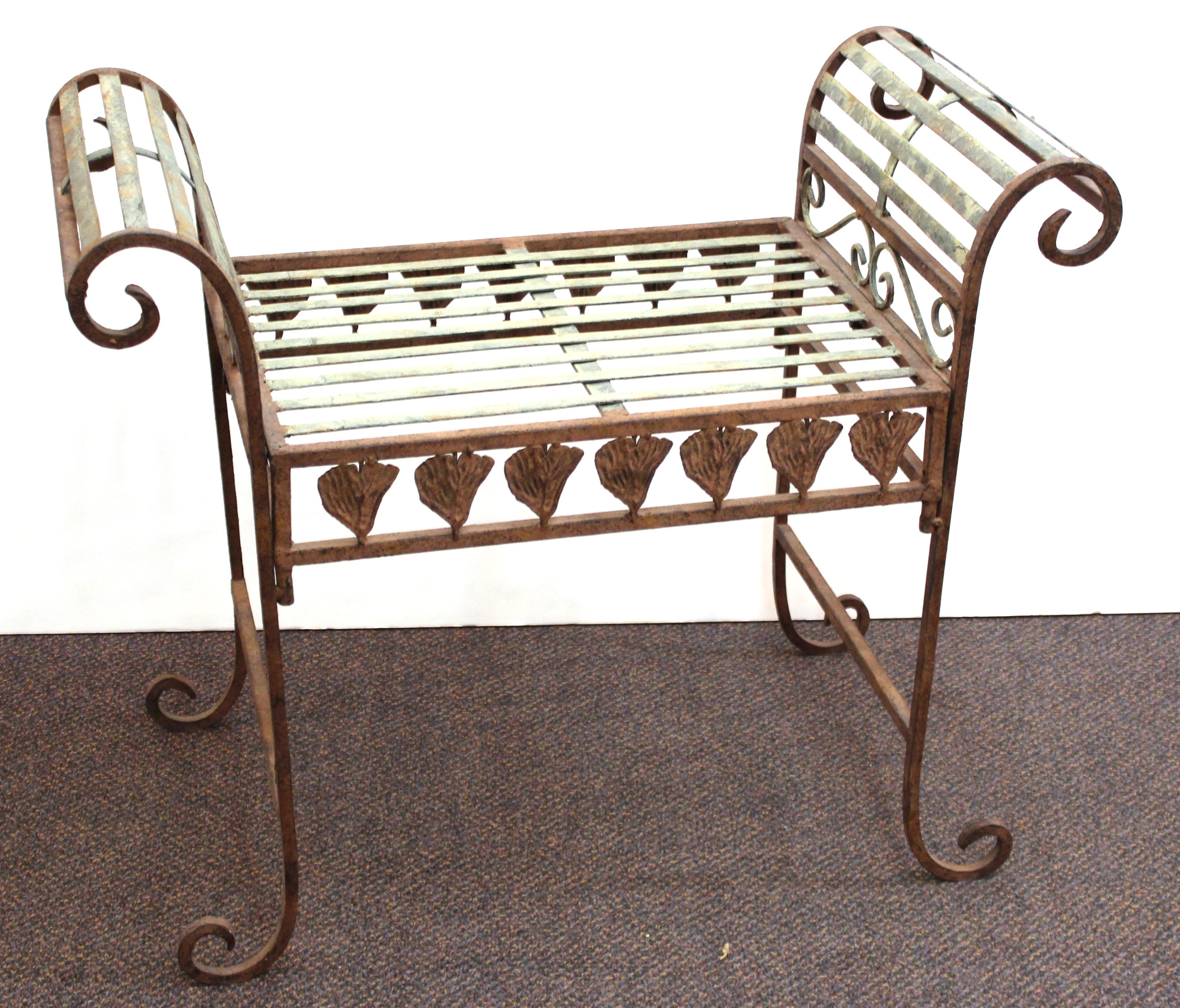 Hollywood Regency Metal Benches For Sale At 1stdibs