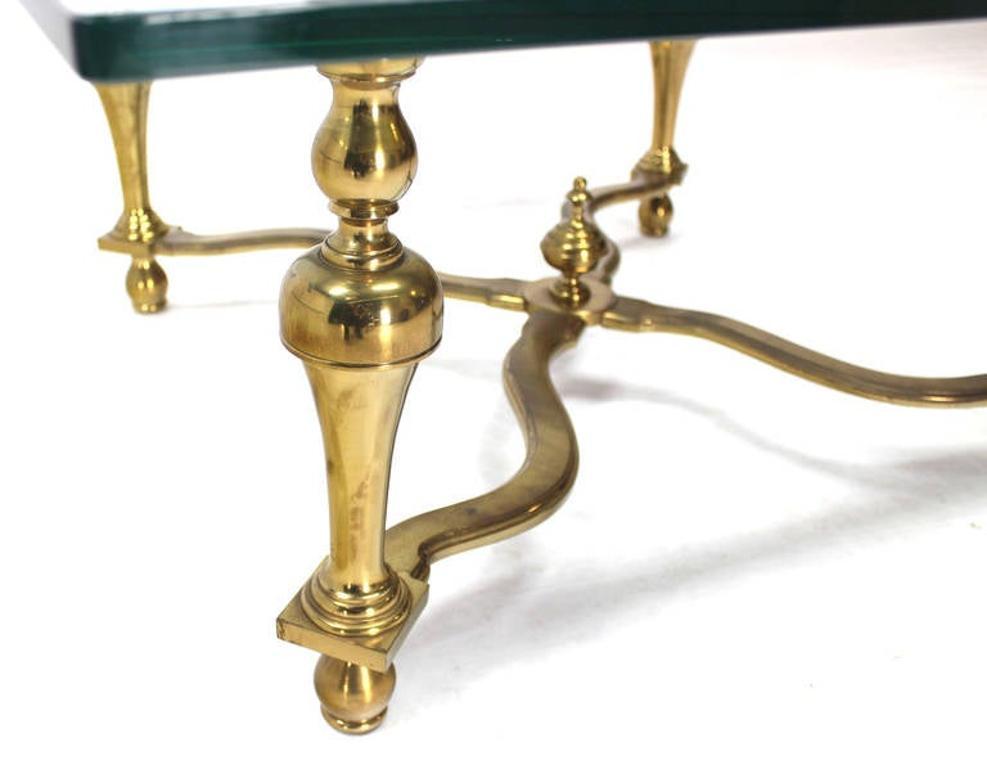 20ième siècle Table basse carrée de style Jansen, Hollywood Regency, moderne du milieu du siècle dernier en vente
