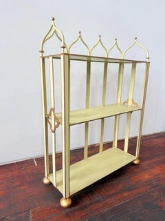 Hollywood Regency, Mid Century Style Tole Étagère, Brugar Design New York