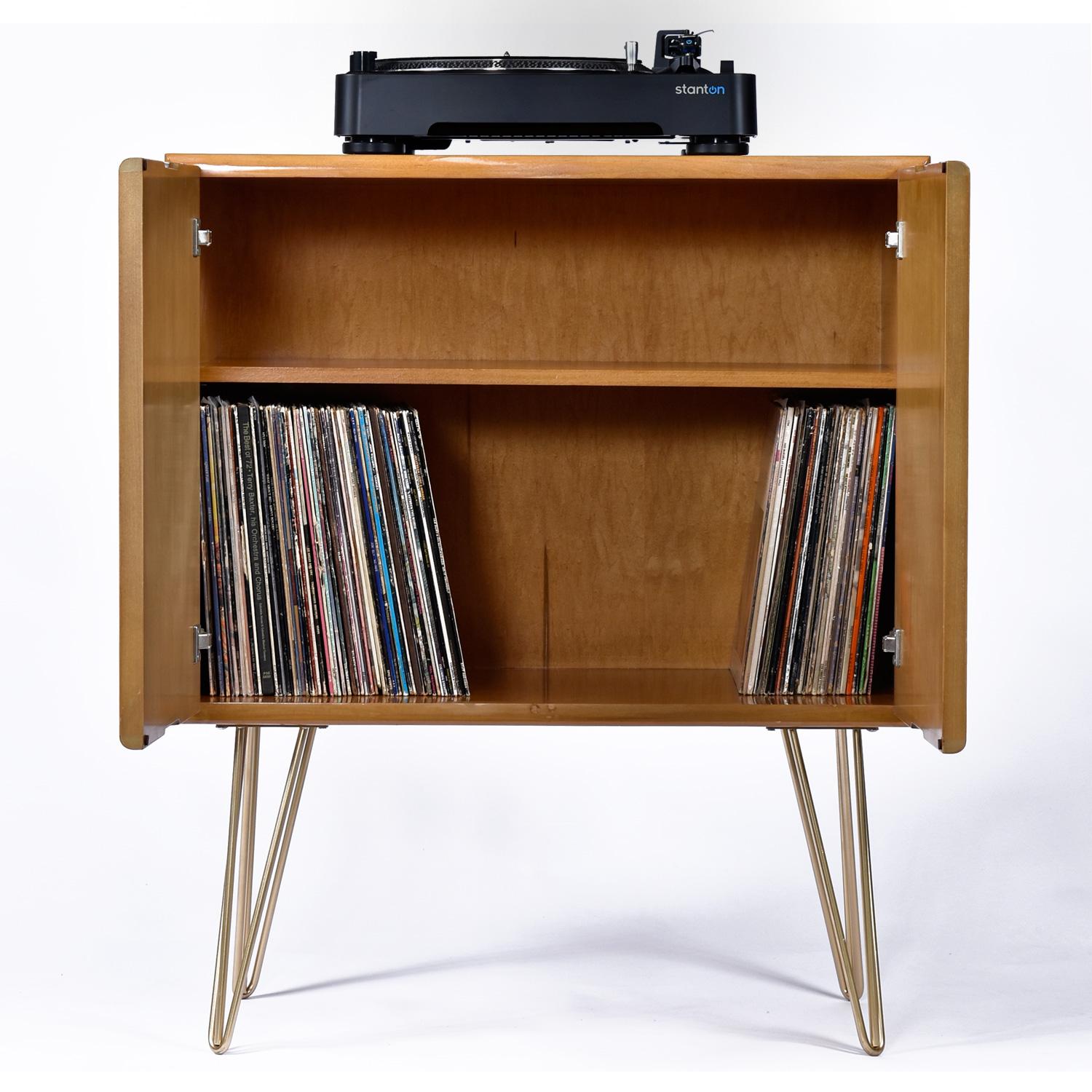 Mid-Century moderno Mobile multimediale d'epoca in acero di Milo Baughman Dry Bar di Thayer Coggin in vendita