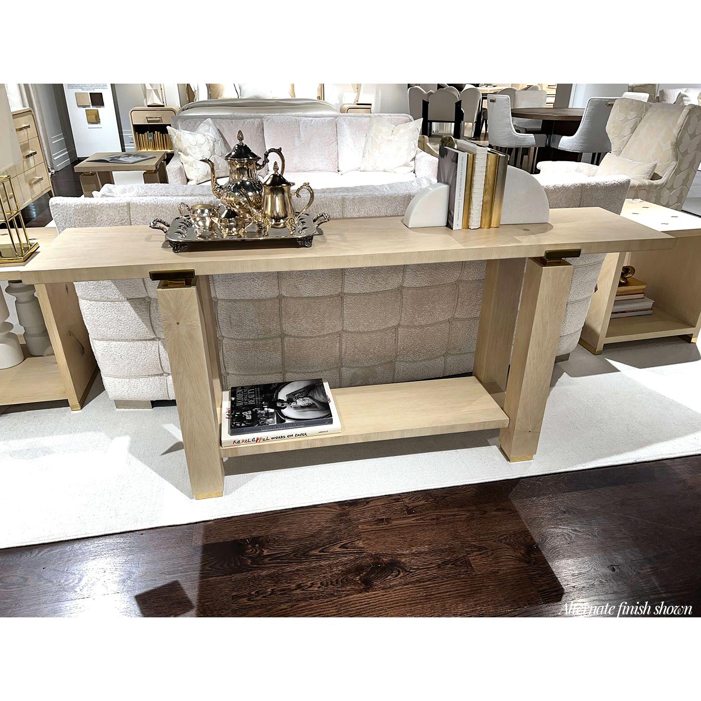Vietnamese Hollywood Regency Minimalist Console For Sale